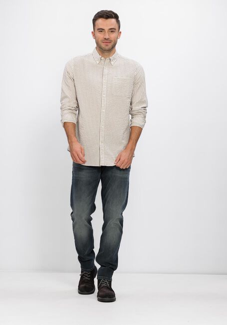 Beige BARBOUR Casual overhemd CRESSWELL SEERSUCKER - large