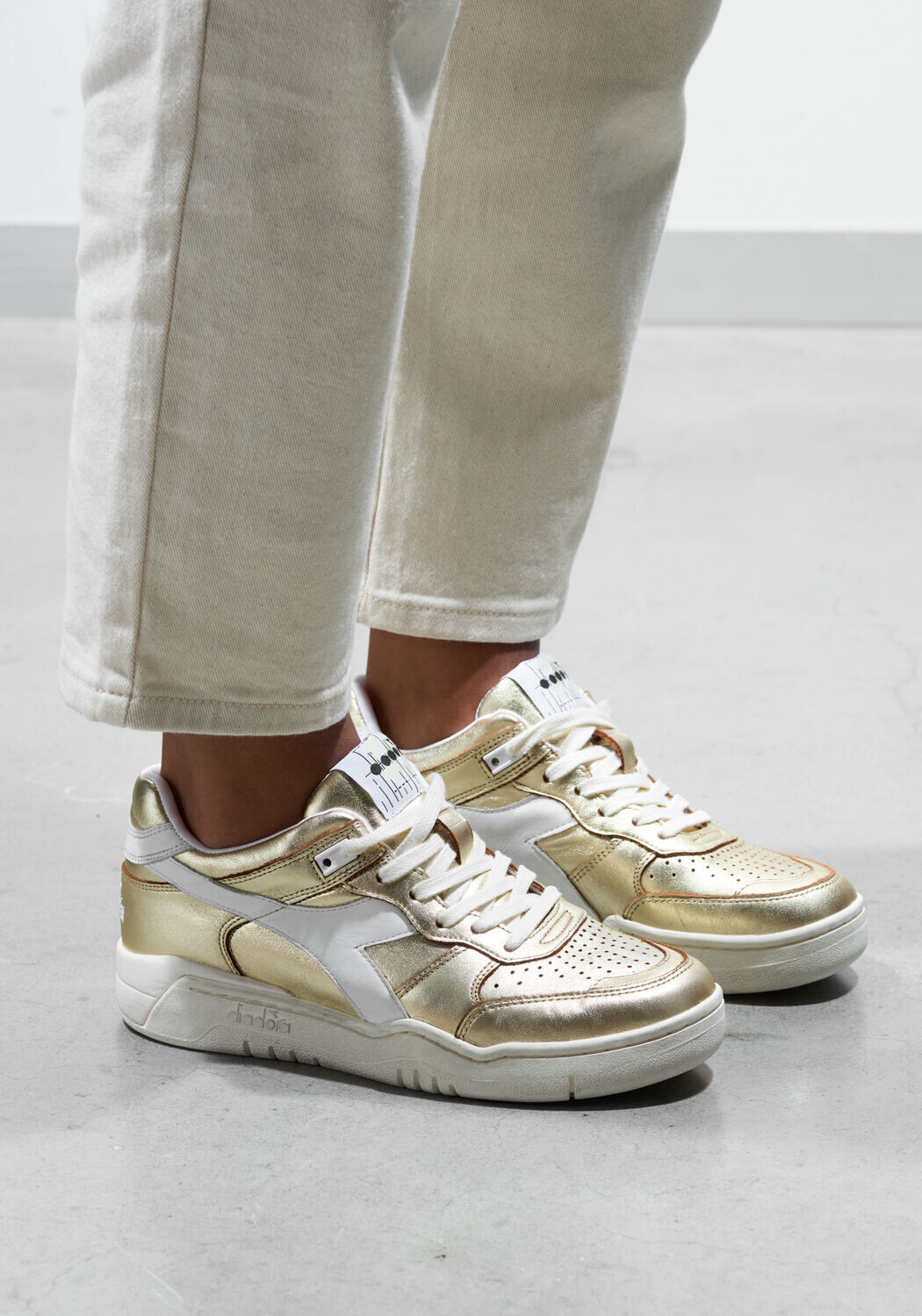 Gouden DIADORA Hoge sneakers MET BASKET SNEAKER - medium