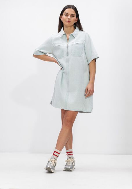 Lichtblauwe BY-BAR Mini jurk PHILIPE DRESS - large