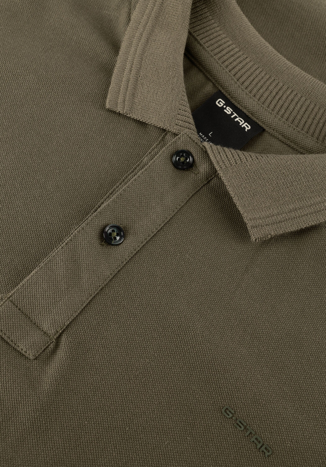 Khaki G-STAR RAW Polo CORE REGULAR POLO - large