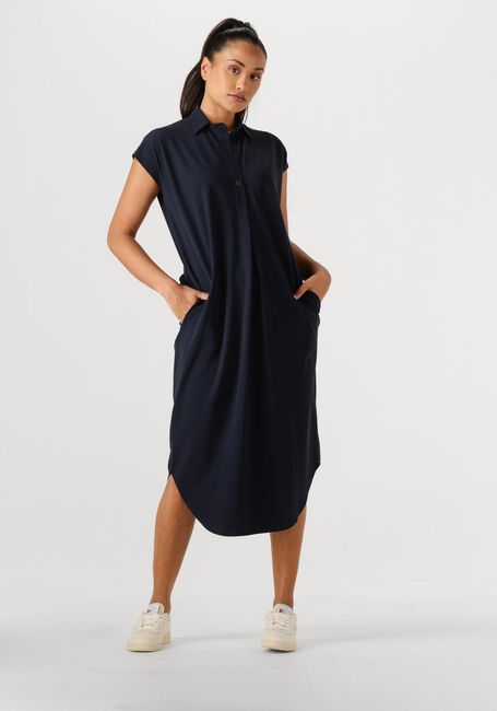 Donkerblauwe PENN & INK Midi jurk DRESS - large