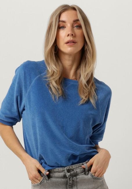 Blauwe BY-BAR T-shirt NEVA SLUB TOP - large
