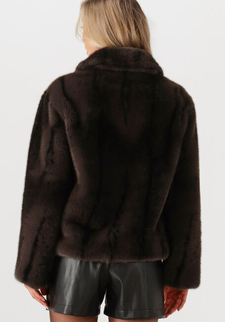 Zwarte SILVIAN HEACH Faux fur jas FUR COAT LIZOAIN - large
