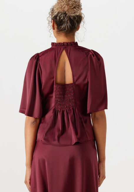 Bordeaux CO'COUTURE Blouses ADNACC OPEN BACK SS BLOUSE - large