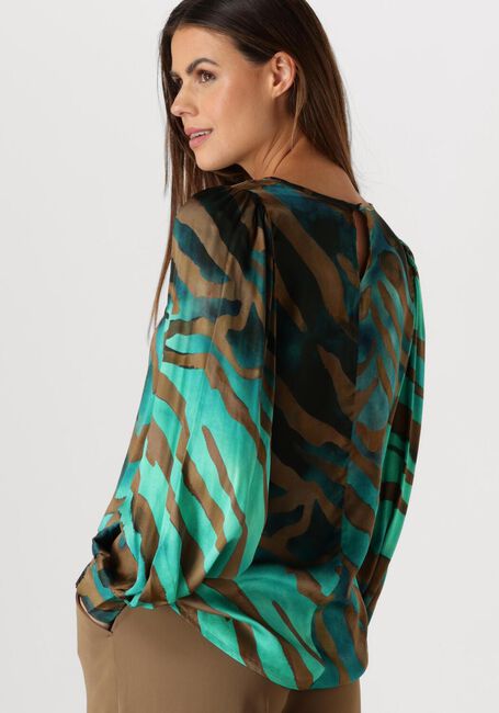 Blauwe SUMMUM Top TOP PAINTED TIGER - large
