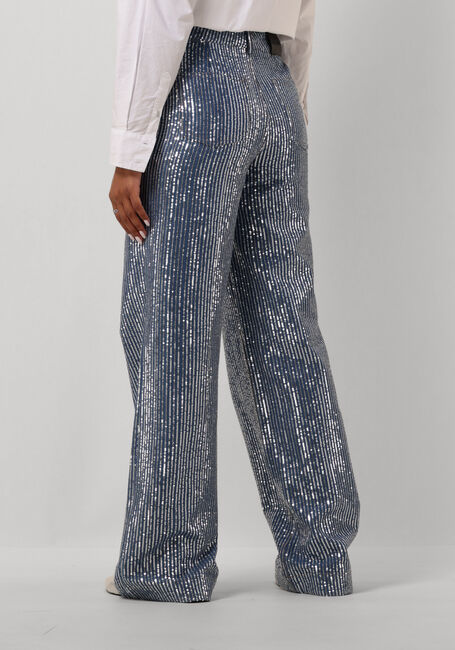 Blauwe CO'COUTURE Straight leg jeans SEQUIN DENIM PANT - large