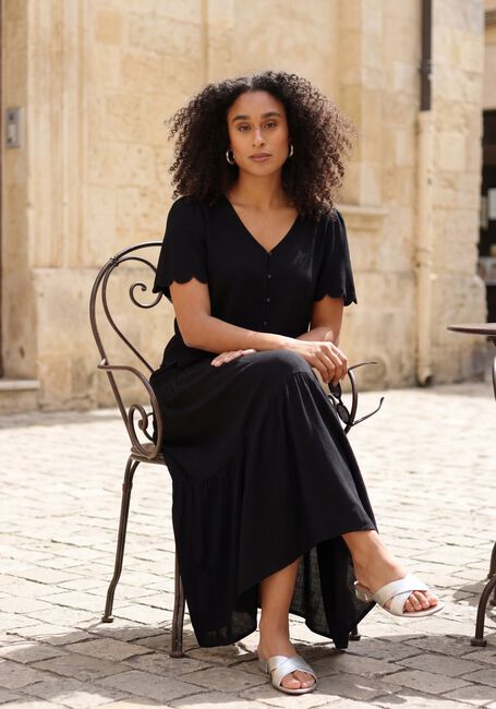 Zwarte OBJECT Maxirok OBJSANNE MW LONG LAYER SKIRT - large