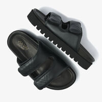 Zwarte VIA VAI Slippers RAE LIDIA - medium