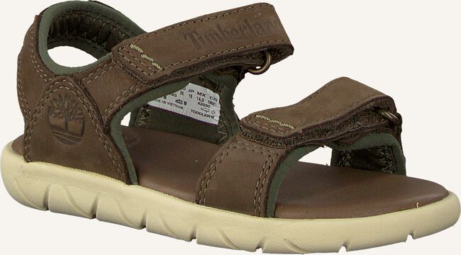 Bruine TIMBERLAND Platte sandalen NUBBLE SANDAL LTHR 2 STRAP Bruine TIMBERLAND Platte sandalen NUBBLE SANDAL LTHR 2 STRAP - large