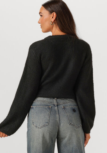 Zwarte OBJECT Vest OBJSAGGIA RE L/S KNIT CARDIGAN - large