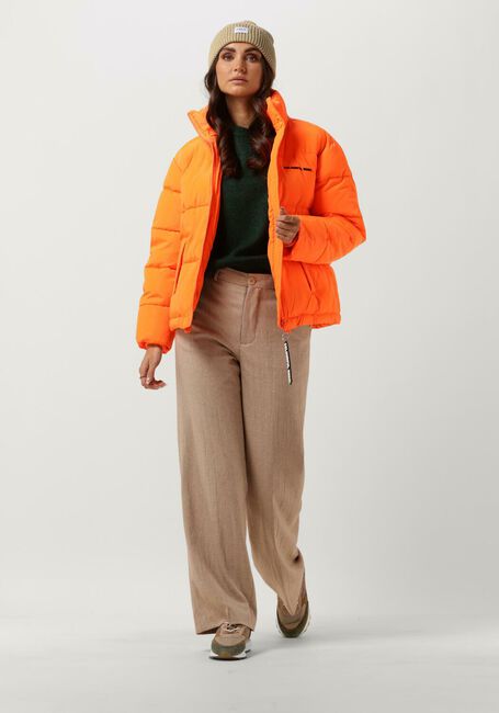 Oranje COLOURFUL REBEL Gewatteerde jas FIONA PUFFER JACKET - large
