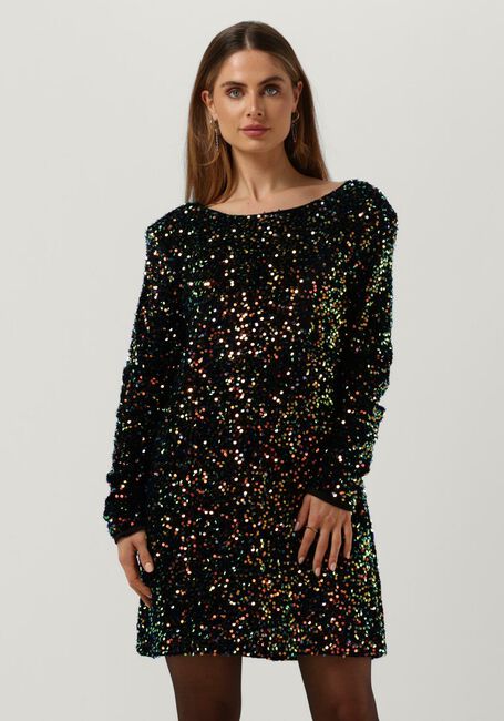 Multi COLOURFUL REBEL Mini jurk TINA SEQUINS STRAIGHT DRESS - large