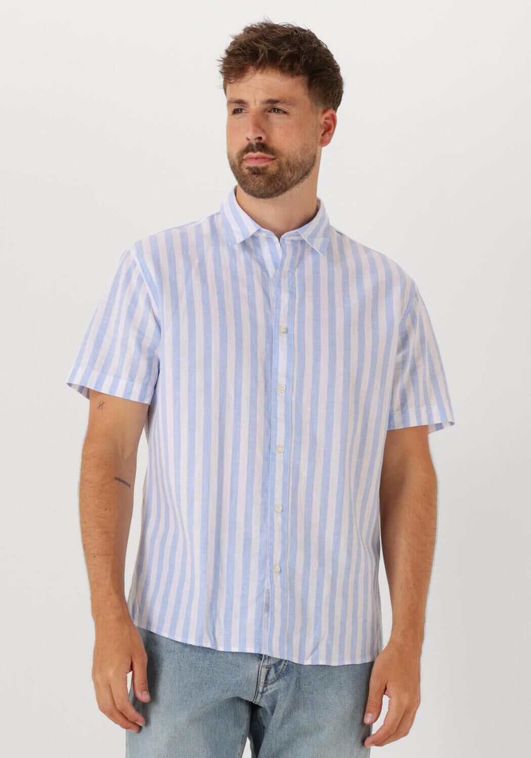 SELECTED HOMME Overhemd met korte mouwen SLHREG-SUN SHIRT SS NOOS