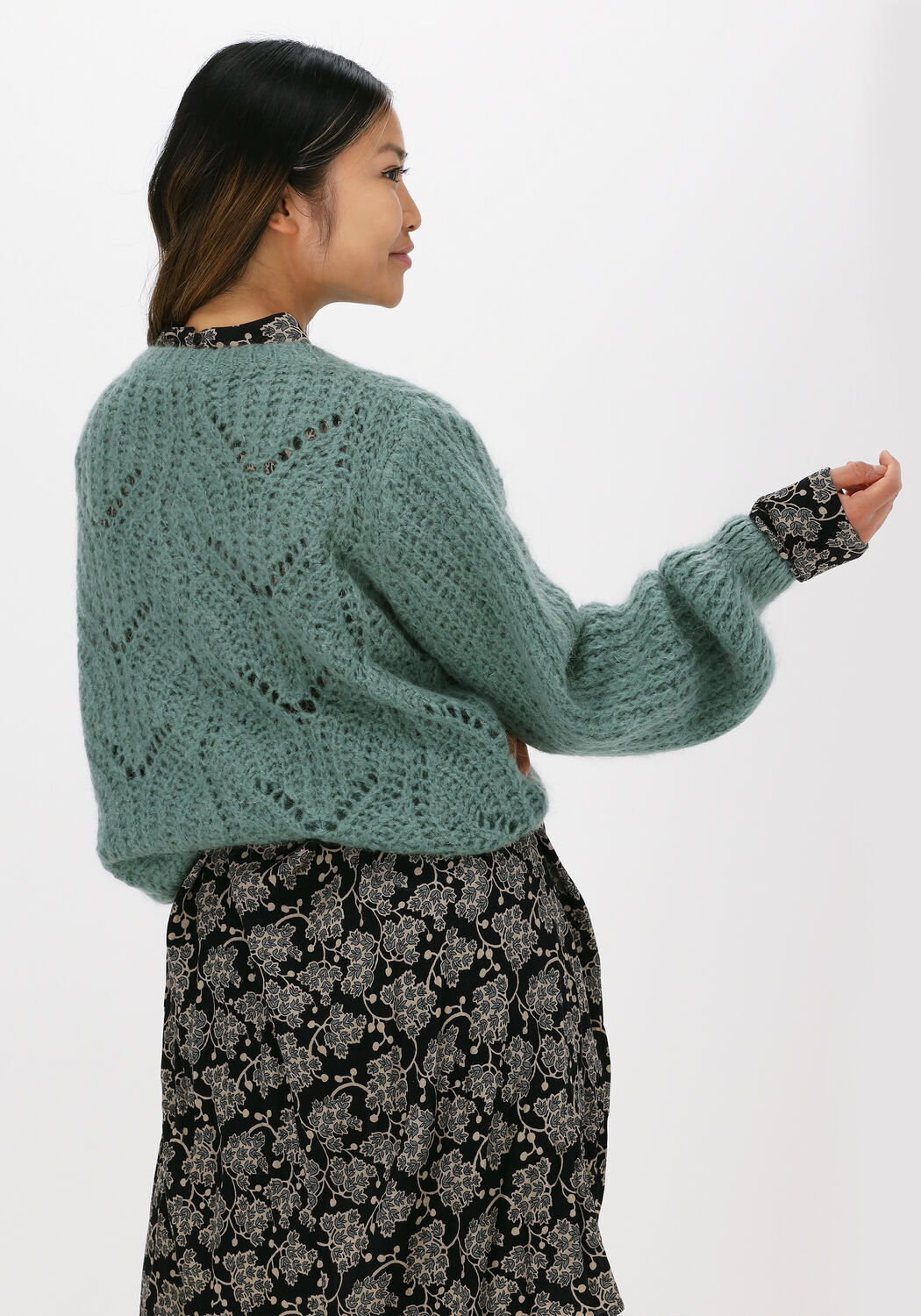 groene by bar vest julie cardigan