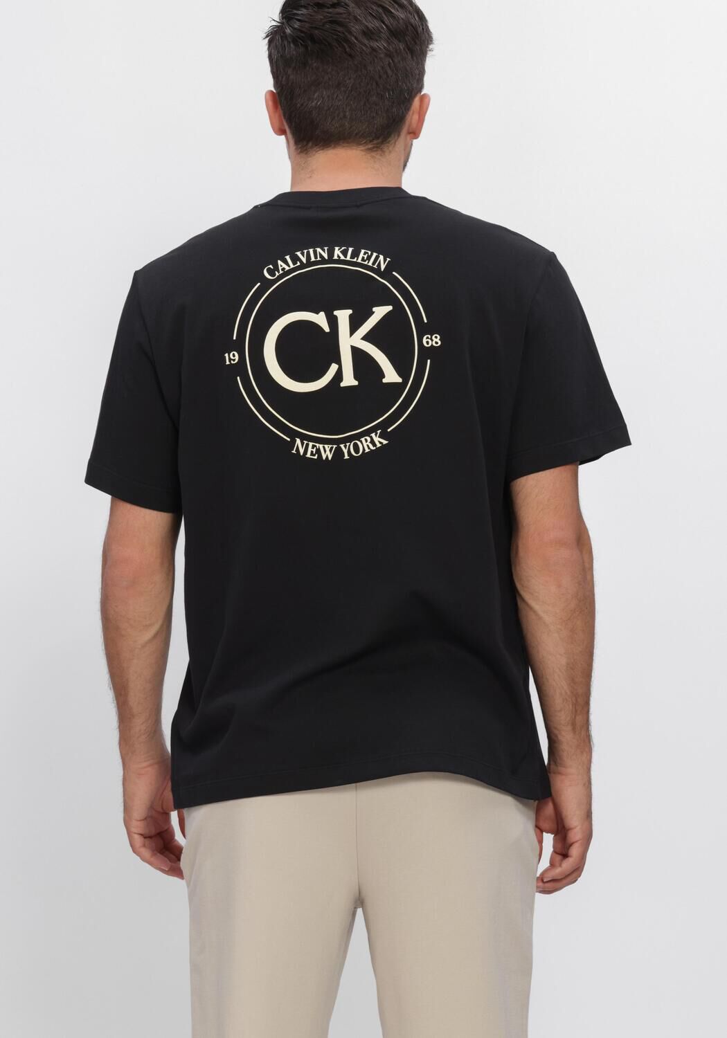 Calvin Klein Heren Polo's & T-shirts 20s April Graphic Seasonal Fashi - Zwart, foto 3