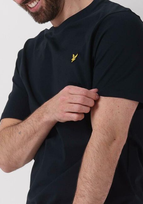Donkerblauwe LYLE & SCOTT T-shirt PLAIN T-SHIRT - large