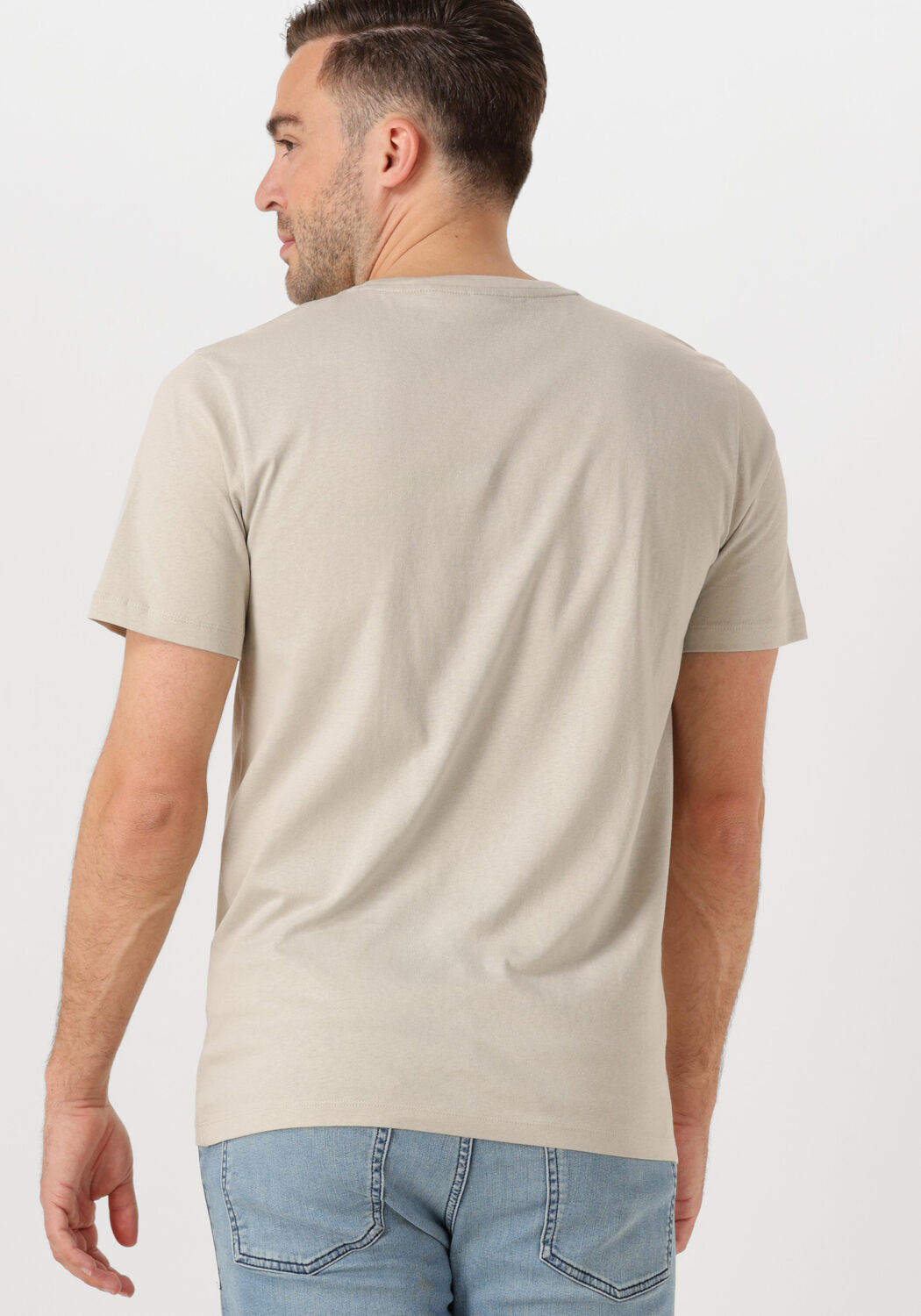 BOSS ORANGE Heren Polo's & T-shirts Tales Zand