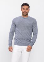 Blauwe GENTILUOMO Trui ROUND NECK LS