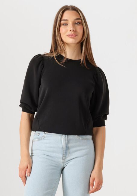 Zwarte SELECTED FEMME T-shirt SLFTENNY 3/4 SWEAT TOP - large