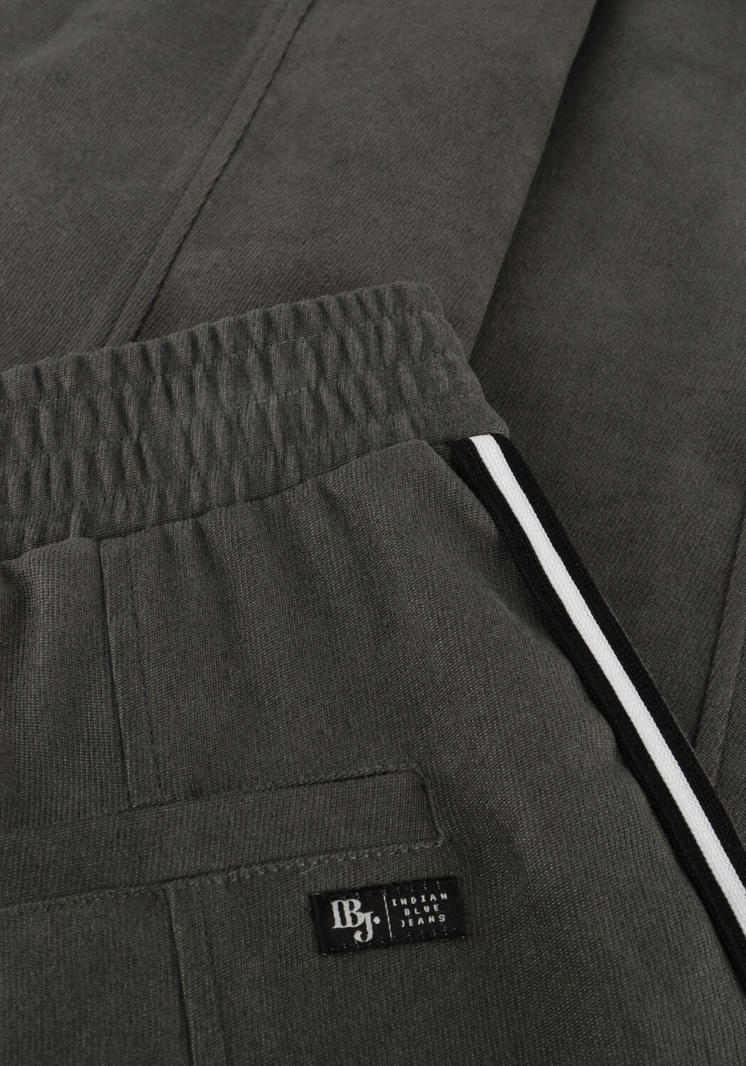 Donkergrijze INDIAN BLUE JEANS Joggingbroek WIDE PANTS PEACHED - large