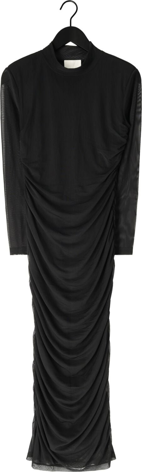 NOTRE-V Dames Jurken Nv-gilda Mesh Jurk Uni Zwart
