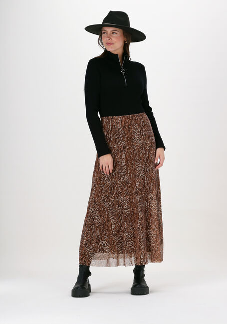 Bruine CATWALK JUNKIE Maxirok SK WILD THINGS MESH - large