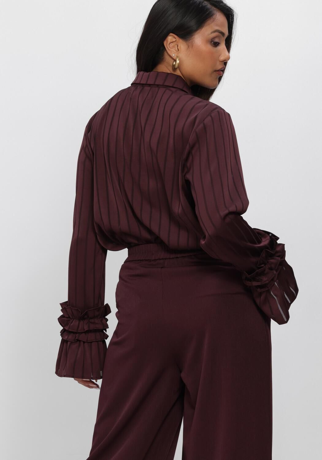 Bordeaux NUKUS Blouses AMALIA BLOUSE STRIPE - large