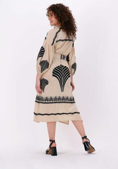 Zwarte NEMA Midi jurk MARLENE - large