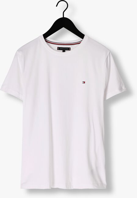 Witte TOMMY HILFIGER T-shirt CORE STRETCH SLIM C-NECK - large