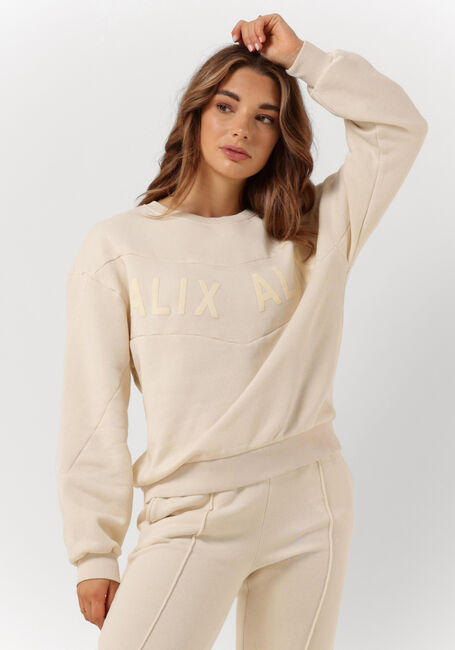 Ecru ALIX THE LABEL Sweater LADIES KNITTED ALIX SWEATER - large