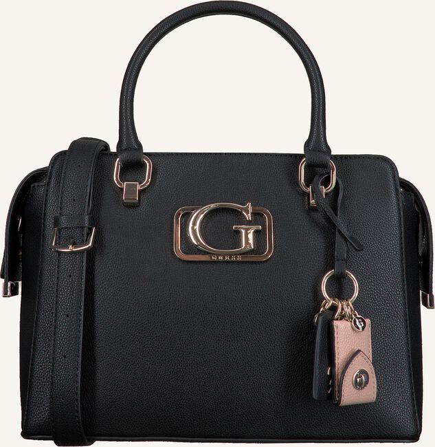 Zwarte GUESS Handtas ANNARITA GIRLFRIEND SATCHEL Zwarte GUESS Handtas ANNARITA GIRLFRIEND SATCHEL - large