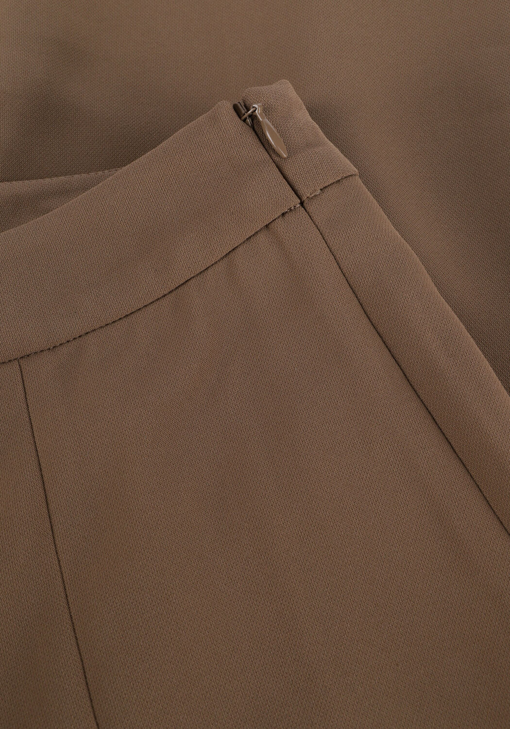 Bruine SECOND FEMALE Pantalon FIQUE TROUSERS - large