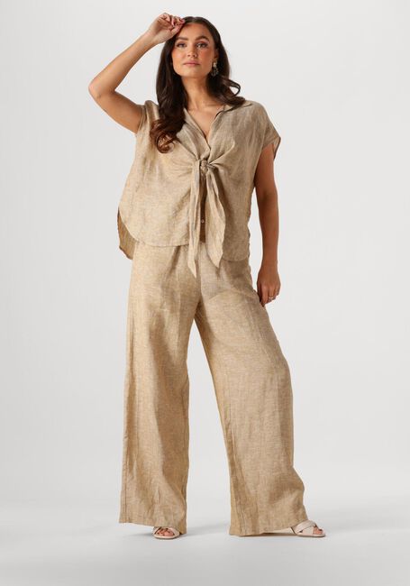 Bruine NUKUS Pantalon DEBB PANTS MELANGE - large