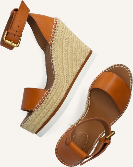 Oranje SEE BY CHLOÉ Sandalen GLYN HIGH Oranje SEE BY CHLOÉ Sandalen GLYN HIGH - large