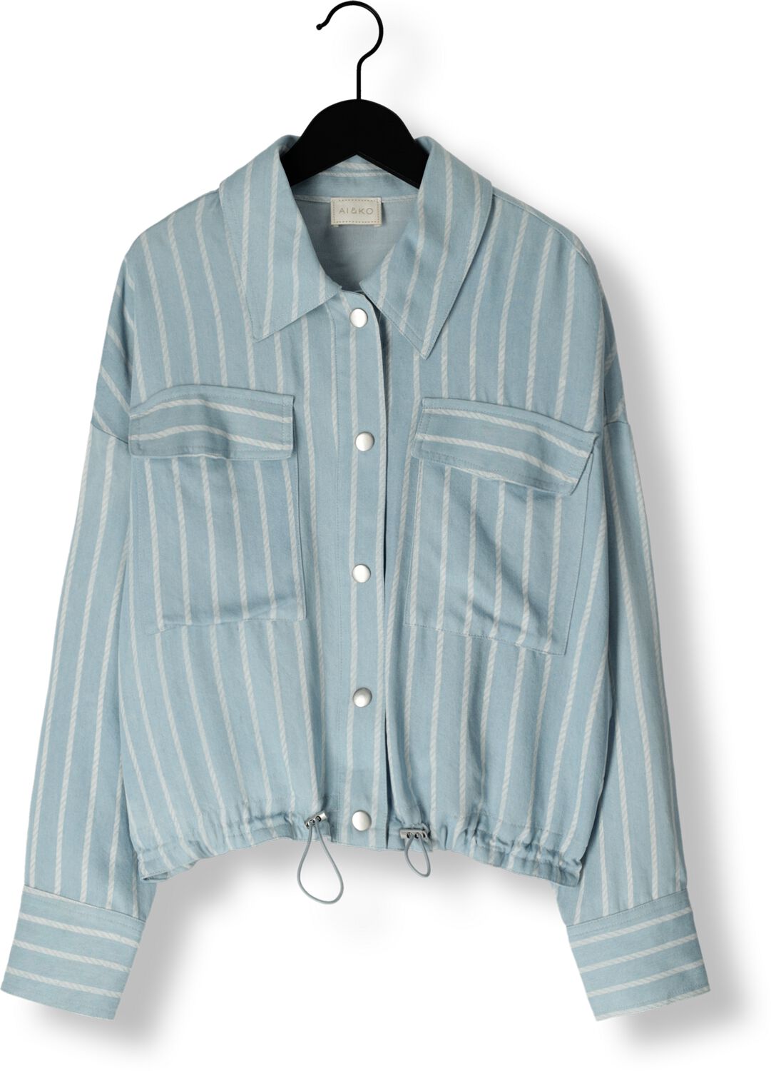 AI&KO Meisjes Blouses Kamie Stripe Ten 748 G Blauw