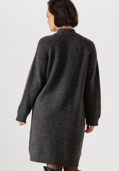 Zwarte SELECTED FEMME Mini jurk SLFLULU LS HIGH NECK KNIT DRESS - large