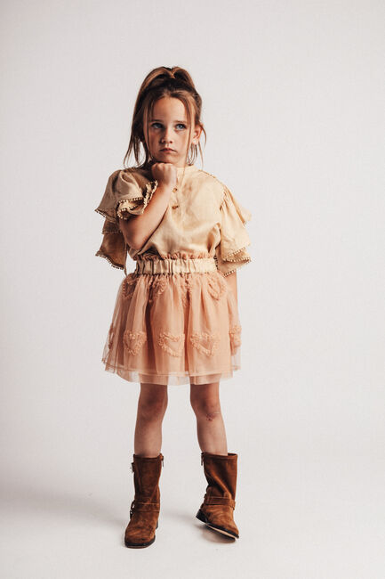 Perzik BAJE STUDIO Minirok CEDEIRA - large