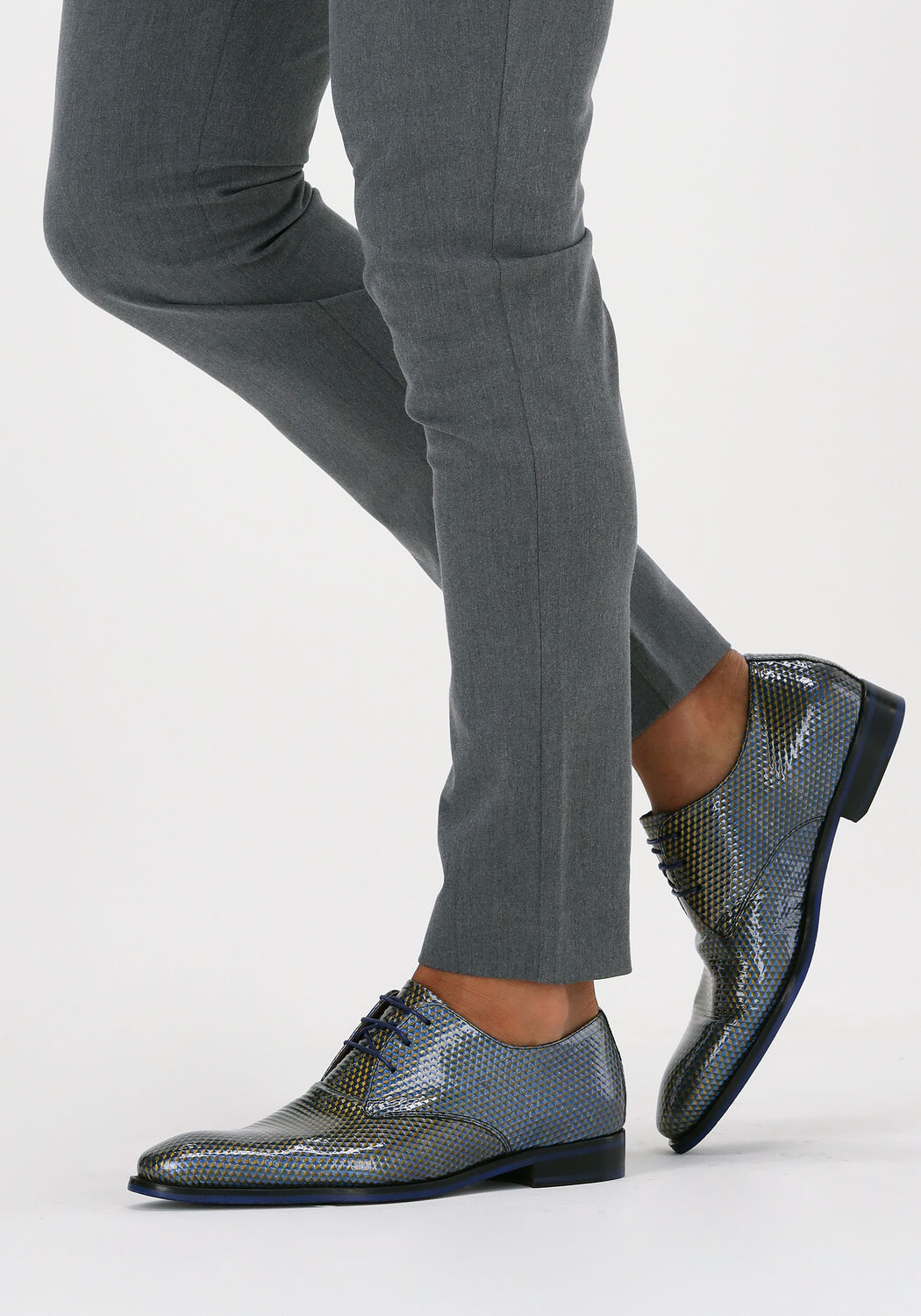 Blauwe FLORIS VAN BOMMEL Nette schoenen 18224 - large