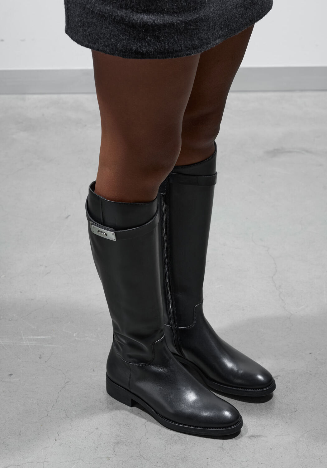 Zwarte STEFANO LAURAN Hoge laarzen 599-09 - large