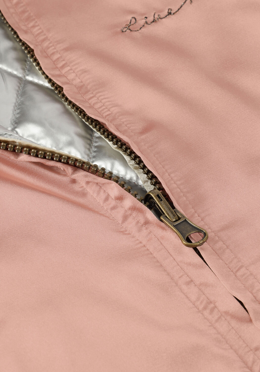 Bronzen LIKE FLO Jack SATIN BOMBER REVERSIBLE - large