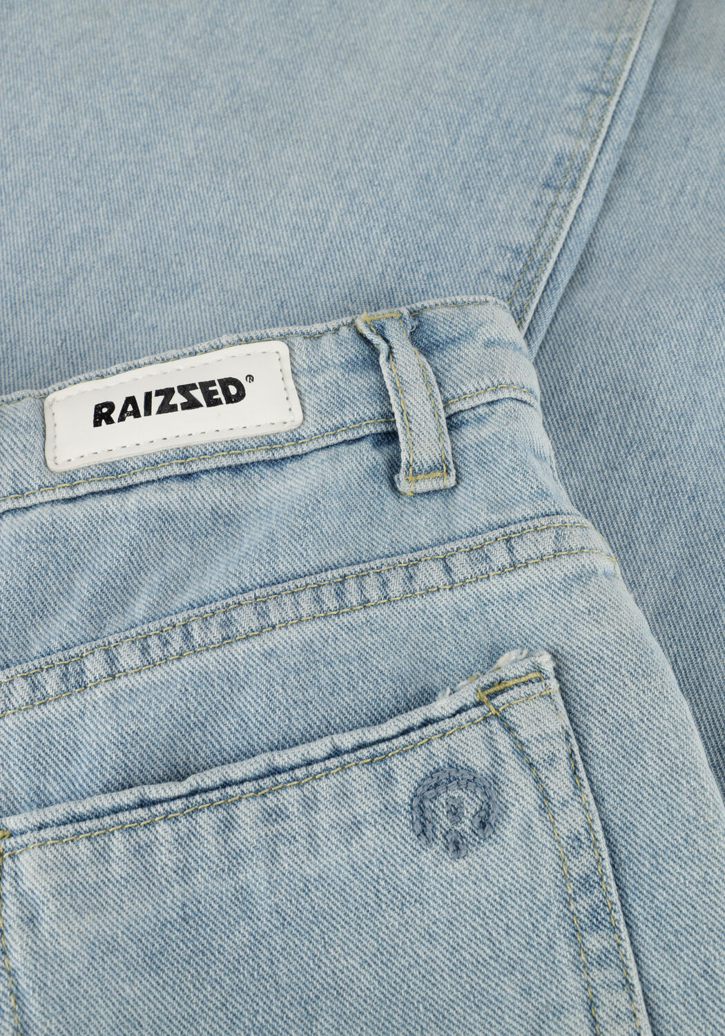 Lichtblauwe RAIZZED Wide jeans MALAGA - large