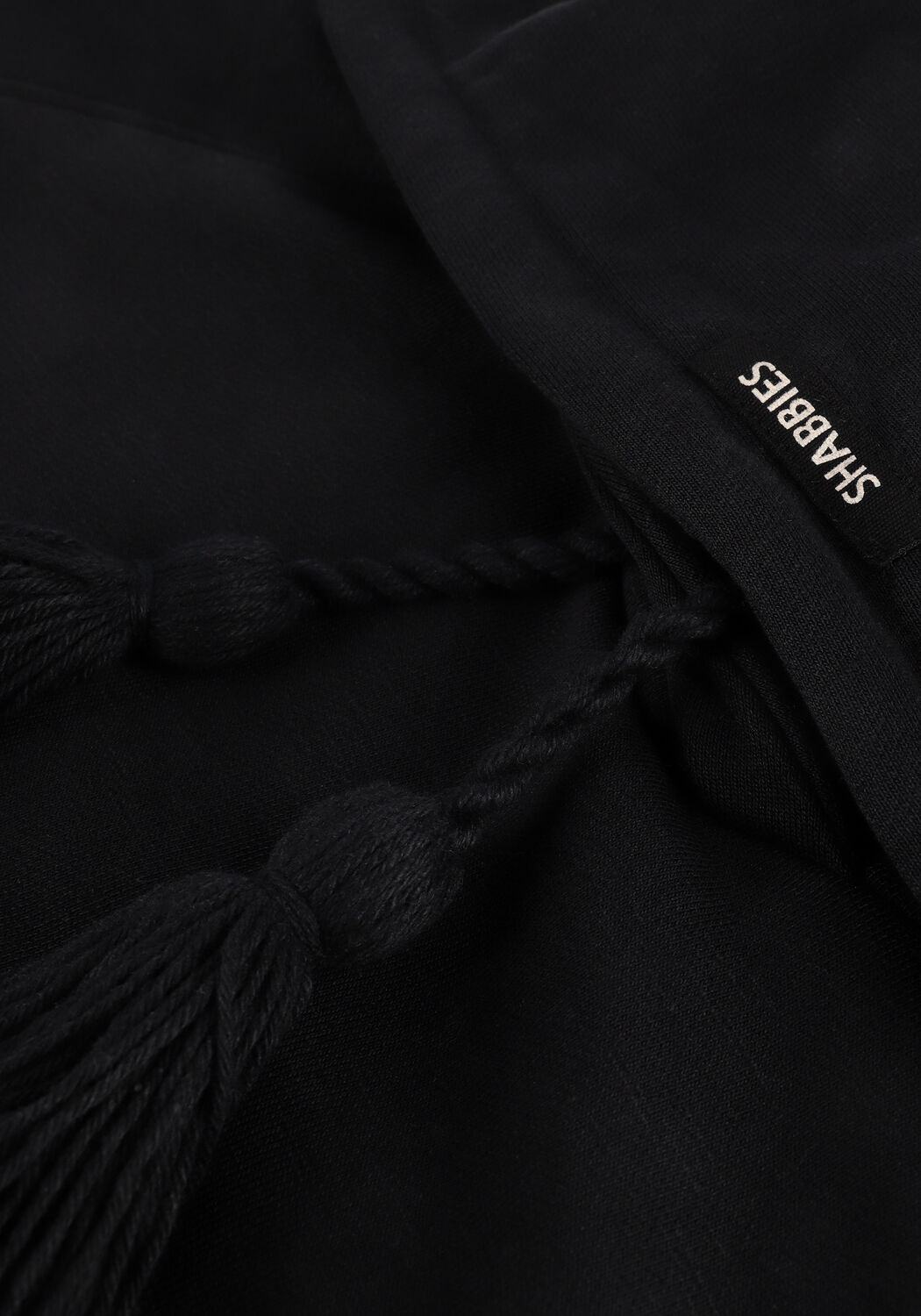 Zwarte SHABBIES Sweater SHC0003 SWEAT HOODIE LONG SLEEVE - large