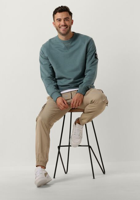 Blauwe CALVIN KLEIN Sweater BADGE CREW NECK - large