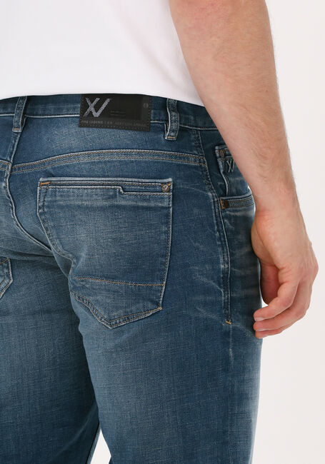 Donkerblauwe PME LEGEND Slim fit jeans XV DENIM BLUE GREEN DENIM - large