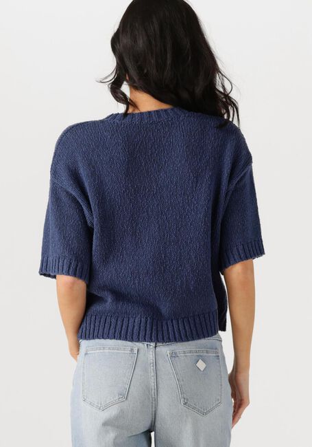 Donkerblauwe MSCH COPENHAGEN Top MSCHHANNALIE 2 4 V PULLOVER - large