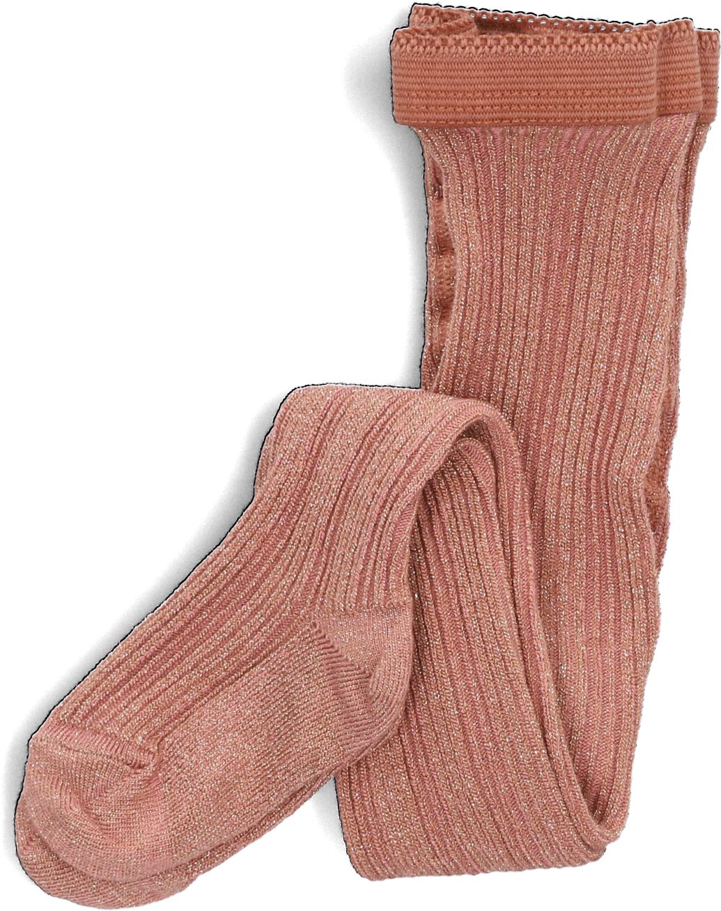 MP DENMARK Meisjes Maillots Celosia Glitter Tights Roest