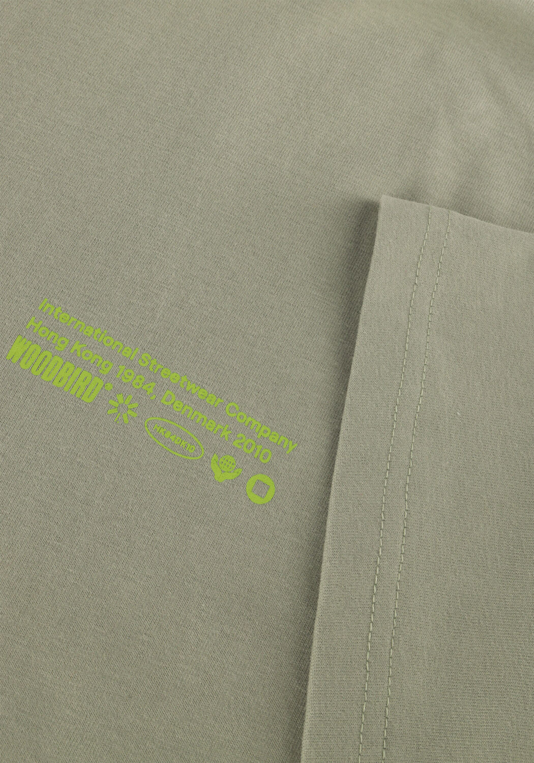 Groene WOODBIRD T-shirt WBBOSE TECH TEE - large