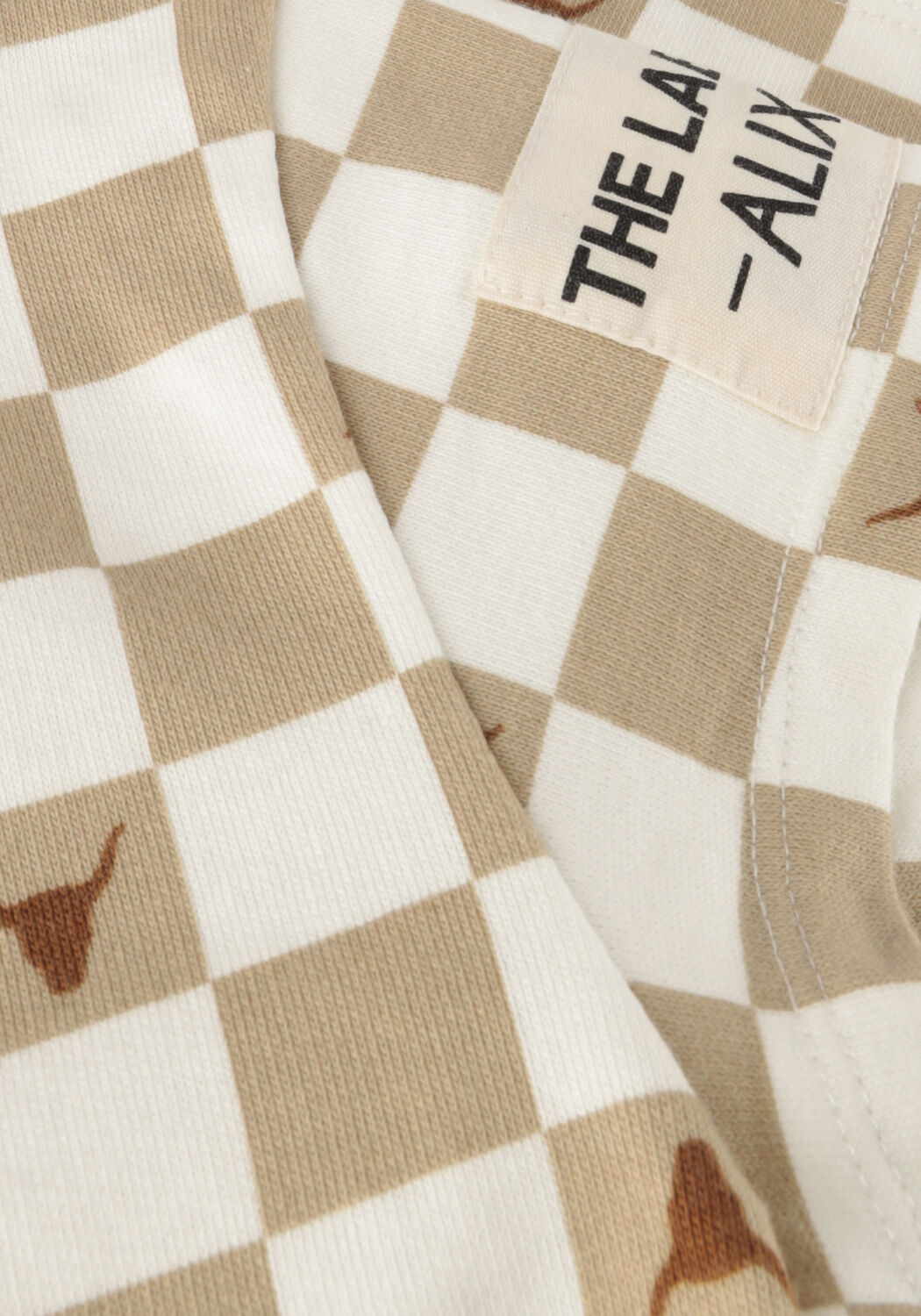 Zand ALIX MINI T-shirt KNITTED BLOCKS T-SHIRT - large