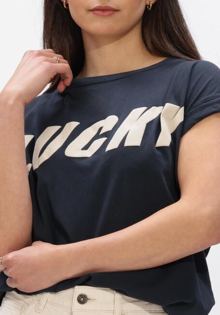 Donkerblauwe BY-BAR T-shirt TOBI SPEED - large