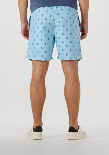 Lichtblauwe SHIWI Zwembroeken MEN MIKE SWIM SHORTS 7 INCH SKETCHED CORAL - large
